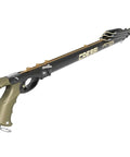 Side view of Victory Speargun 90 Ultra Precision Spearfishing Gun With 14mm Sling Big Power Shots Rugged Aluminum Barrel Corrosion Resistant