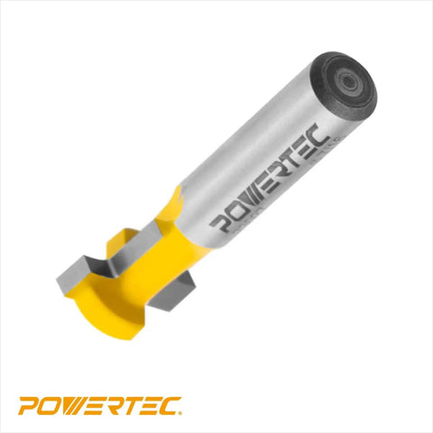 Heavy Duty T Track Router Bit With Tungsten Carbide Tip And One Quarter Inch Shank for clean and precise routing.