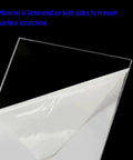 Clear Display Case For Lego 75375 Airship Model, Dustproof, High Quality Acrylic Showcase Box showing protective film removal