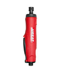 No Hassle 1Hp Pneumatic Straight Die Grinder Delivers A Blistering 22000 Rpm Spin With Dead Quiet Exhaust And A Solid Composite Grip viewed from the side.