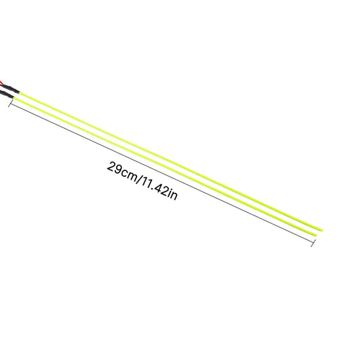 Green RC LED Strip Lights For TRX4M SCX24 1/24 1/18 Crawlers Upgrade Flexible Cuttable LED Tape shown in 29cm length