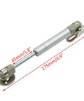 100N 22 Lb Hydraulic Heavy Duty Cabinet Gas Lift Struts With Soft Close Hinges Telescopic Door Supports 6 Inch Stainless Steel