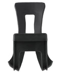 Strapless Toe Clip For Road Bike Pedals Plastic Toe Clip Cage Universal Replacement For Road Bikes Mountain Bikes And Fixed Gears Easy Install Lightweight Grip For Secure Pedaling, 11.5 x 5.5 cm plastic cage from front view