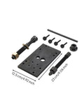 Beast Mode Heavy Duty Black Iron Motorcycle Engine Camshaft Bearing Installer Puller Remover Service Tool Kit With Rod Plate And Adapter Bushing For Bike Mechanics And Home Repair Projects, 23 cm plate