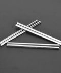 6 Pieces 100mm Stainless Steel D Hole Shaft Axles for Wheels Gears and Drive Systems, beefed up secure robot parts