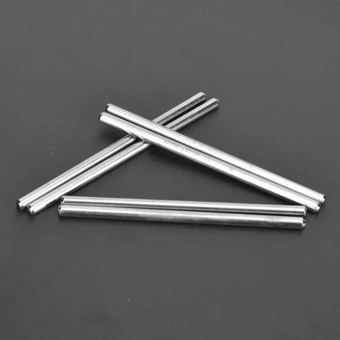 6 Pieces 100mm Stainless Steel D Hole Shaft Axles for Wheels Gears and Drive Systems, beefed up secure robot parts