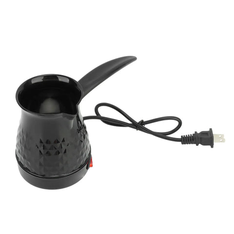 Turkish Coffee Maker With Dual System Anti Scald And Even Heating Stainless Steel 600ml Portable Mini Electric Pot for Home Office Cafe