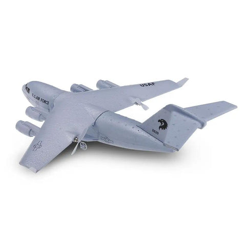 C-17 RC Airplane with 2.4GHz 2CH Remote Military Transport Aircraft 373mm Wingspan EPP Foam Fixed Wing Plane back view