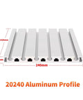 Heavy Duty T Slot Aluminum Profile 20240 Extrusion Rail Built Solid For Custom Cnc Machining Beds And Sturdy 3d Printer Frames Ideal For Serious Weekend Warrior Diy Fabrication Projects Covering Exactly One Meter Long, showing dimensions.