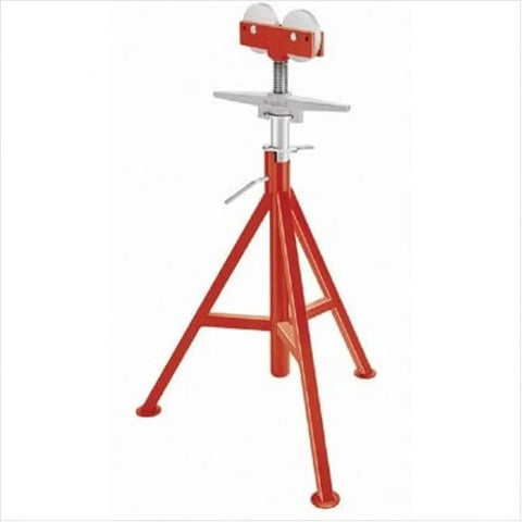 Tough As Nails Conveyor High Pipe Stand Featuring Quick Adjustments From 29 To 44 Inches For Gripping Up To 12 Inch Pipe And Supporting A Hefty 2500 Pound Weight Built Stateside Backed By Lifetime Coverage