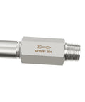 ChillWaves 304 stainless inline siamese check valve, 3/8 in NPT male x 3/8 in NPT female, one-way 1-pack
