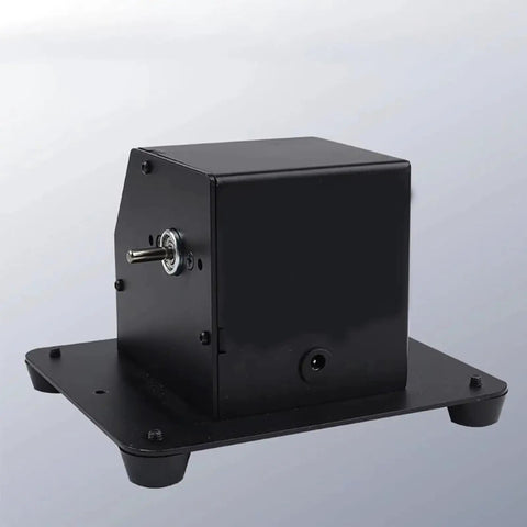 Knockout Mini Bench Grinder With A Legit 300 Watt Copper Motor showing a sturdy black motor for precision metal and wood work.