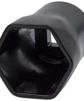 Two And Nine Sixteenths Inch Hex Axle Nut Socket For Automotive Use Heavy Duty Steel Construction close-up view