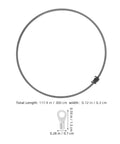 High Efficiency Heat Seal Strips And Replacement Machine Parts With Nickel-Chromium Alloy Heating Wire, 300 cm length, silver tone.