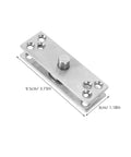 Two Pack Heavy Duty 360 Degree Stainless Steel Hidden Pivot Door Hinges For Concealed Floor To Ceiling Mount Moisture Resistant Durable Door Hardware For Humid Environments And High Traffic Doors, 9.5cm x 3cm