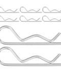 R Shape And Wavy Cotter Pins Set Of 8 Made From Top Notch Stainless Steel For Industrial Machinery secure hitch connections.
