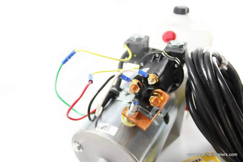 Beefy Double Acting Hydraulic Pump Assembly With Power Up And Power Down, 3200 PSI Max, 2 GPM At 1000 PSI, Includes 25 Ft Corded Remote And 1.5 Gallon Reservoir, Replacement Kit For Worn Out Systems