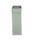 Side view of Single 125A Outdoor Main Lug Load Center, 8 Spaces/16 Circuits, Weatherproof NEMA 3R Circuit Breaker Panel