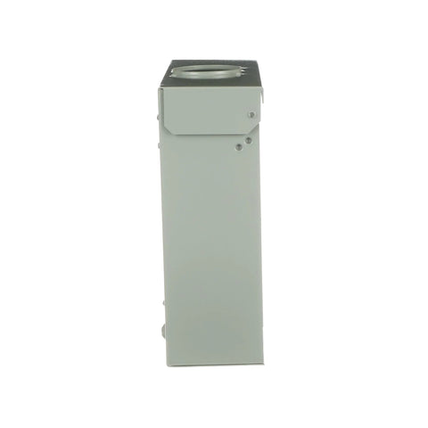 Side view of Single 125A Outdoor Main Lug Load Center, 8 Spaces/16 Circuits, Weatherproof NEMA 3R Circuit Breaker Panel