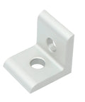Single aluminum bracket from 10 Pack Inside Corner Brackets for 15 Series 4040 T Slot Aluminum Extrusions 2 Hole 90 Degree Corner Mounts