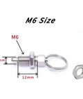 Bulletproof Stainless Steel Spring Plunger Pins Two Piece Kit M10 By Twenty Millimeter detailed image with M6 size and specifications.