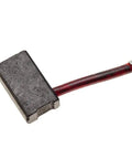 Premium Carbon Brush Replacement Fit For Circular Saw And Angle Grinder Heavy Duty Oem Design with red wire and metal connector.