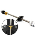 Rock Solid 300mm T8 Lead Screw Kit With Brass Nut Coupler Pillow Bearing Blocks and Hex Wrench for 3D Printer Z Axis upgrade.