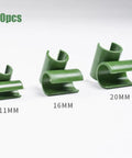 50 Pcs Garden Frame Rod Connector Clips For Plant Trellis And Greenhouse Film Brackets Climbing Pergola Supports 11mm 16mm 20mm
