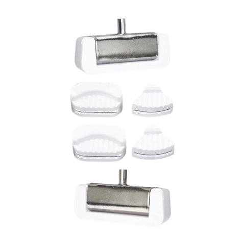 Shock Absorbing Mats For Sewing Machines With Lock Stitch Head Pads Easy Install Metal Spare Parts To Protect Your Sewing Head Durable Pad Set For Pros, white 5 cm x 2 cm pads