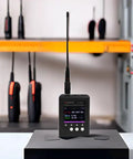 Must Have Frequency Counter For Ham Radio And CB From 27 MHz To 3000 MHz With CT CSS DCS Decoder on display with radios