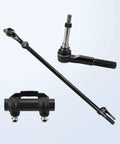 Beefed Up Front Tie Rod Ends Kit For Ford F250 F350 Super Duty 2005 2016 4WD 4x4 Outer Tie Rod End Link With Adjusting Sleeve Drag Link And Pitman Arm Suspension Kit 5 Pieces, black steel parts