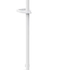Height Adjustable Mobile Medical Monitor Cart On Wheels With Basket Storage, Supports 17 to 32 inch Monitors Up To 20 Lbs, Pneumatic Height Adjust