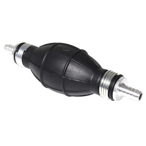 8Mm Black Primer Bulb Rubber Fuel Pump For Easy Hand Priming And Vacuum Transfer Of Gasoline Petrol Diesel In Marine Boats And Small Engines Carburetor And Low Pressure Fuel Systems Durable Rubber Aluminum Construction