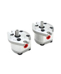Compact Hydraulic Booster Pump For Fluid Power Systems With Built To Last Construction shown in aluminum casing