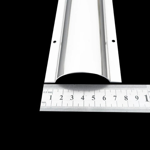 Stainless Steel Floor Cable Cover 39 Inch Long For Under Desk Cable Management And Wire Trunking Protector with ruler for scale
