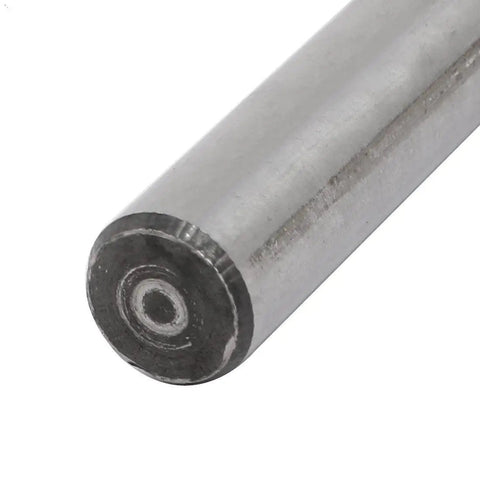 Close-up view of a Four Piece Heavy Duty Steel GB117 Taper Pin, 130mm length with 12mm small end diameter for industrial use.