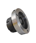 Solid 4 Axis Mini Flange Collet Chuck For Lathe Tools In ER32 Or ER40 Grip Sizes Like 100mm heavy duty carbon steel construction.