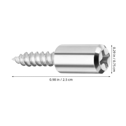 Heavy Duty Cabinet Shelf Peg Set With 150 Self Tapping Screws And 150 Sleeves 0.3 Inch Pins for Cabinets Detail View