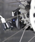 Type C To 4 Pin Rear Derailleur Charger Converter For 12 Speed DI2 Systems in use on a bicycle, showing charging connection.
