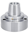 Heavy Duty 5C Collet Chuck For Lathe Machines With 0.0006 TIR Precision Accuracy And Durable Machined Construction showcasing a polished metal design.