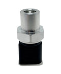 AC Pressure Switch Sensor 4H0959126A Replacement For Audi A4 A5 A6 A7 A8 Quattro Allroad Q5 R8 RS5 RS7 S4 S5 S6 S7 S8 SQ5 Touareg Go To Replacement Part Plug And Play, silver metal sensor with black connector