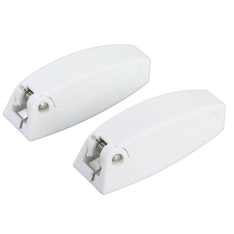 Heavy Duty Rv Baggage Door Catch Latch With Spring Loaded Clamping For Secure Trailer Storage Holder and Cabinet Drawer Security During Road Trips And Daily Travel Adventures, white nylon latches