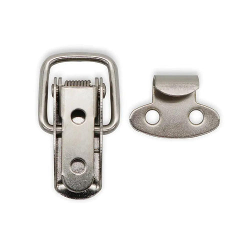 10 Pack Stainless Steel Spring Loaded Toggle Latches For Cabinets Boxes Chests And Wooden Cases Small Clamp Clips With Screws