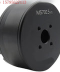 Pan Tilt Robot Joint Encoder Motor For Precise Motion Control 1 Piece MS7015 Series Drive, black metal round housing, front view