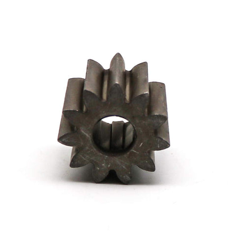 Steering Sector Pinion Gear For John Deere GX20053 Replacement Part front view, metal gear for LA Series D Series mowers