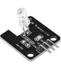 4 Piece 38KHz IR Transmitter And Receiver Sensor Modules Kit, showing IR transmitter module with LED indicator for DIY projects