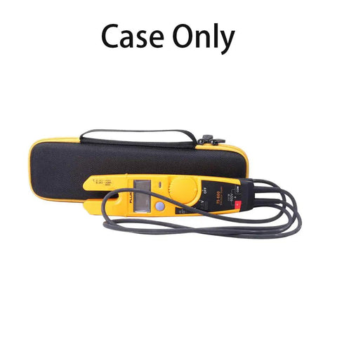 Rugged Hard Case Replacement For T5 And T6 Series Electrical Voltage Continuity And Current Testers Protects Your Gear With Crush Resistant Water Resistant EVA Shell Protection shown with tester inside.