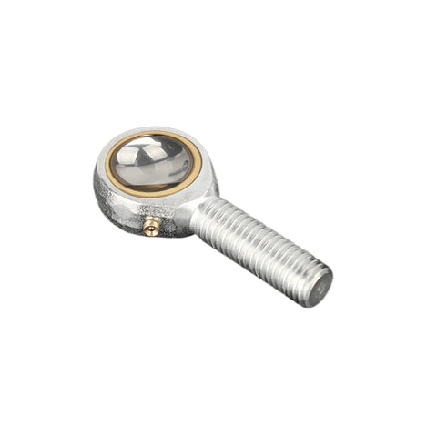 Heavy-Duty Spherical Rod End Bearings 1/4 Inch Bore Left Hand 2 Pack POSB4L, Forged 45 Steel Body With Hardened Ball Joint, 13 Degree Misalignment, Built-To-Last for CNC, Robotics, Linkages, Automotive Projects, 1/4-28 LH thread rod end