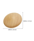 Single wooden hole plug from 100 Pcs Wooden Hole Plugs Set for Furniture Screw Holes Covers Premium Material Reusable Wood Caps.