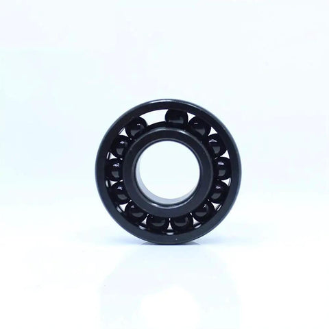 Two Pack 6307 High Temperature Full Ball Bearings Rated 35X80X21 Millimeter showing front view with black rugged design.